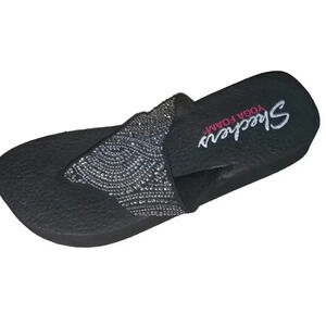 Skechers Yoga Foam crystal studded sandals